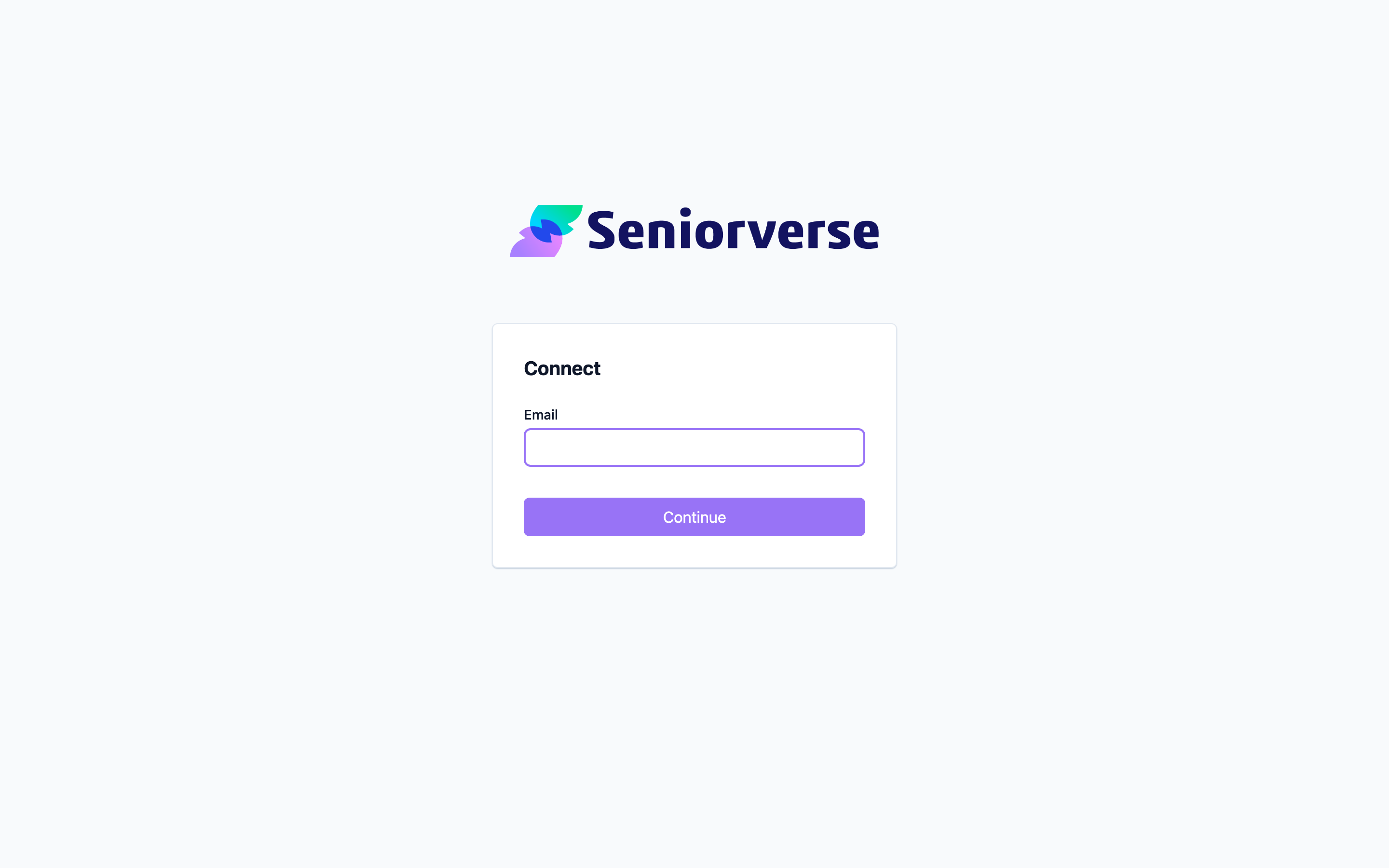 Sign in with your email and one-time code